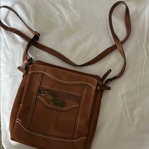 Brown Leather Crossbody Bag